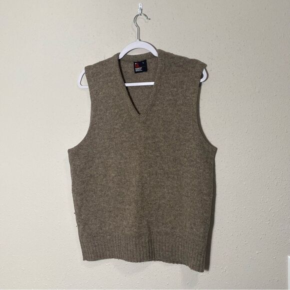Robert Bruce 100% Wool V-Neck Knit Sweater Vest Men's Size Large - Picture 7 of 13
